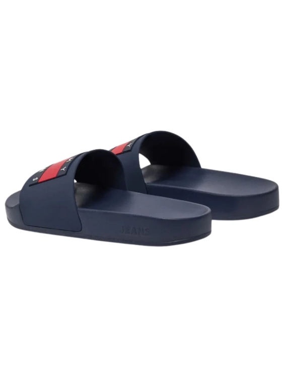 Klapki damskie Tommy Jeans EN0EN02115 granatowy