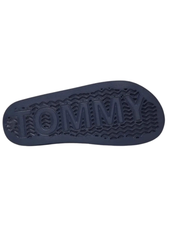 Klapki damskie Tommy Jeans EN0EN02115 granatowy
