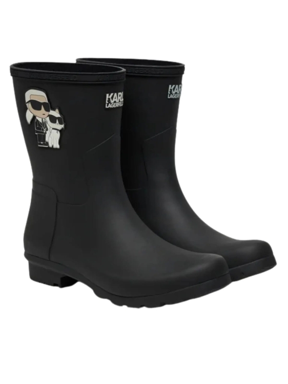 Kalosze damskie Karl Lagerfeld KL47073T czarny