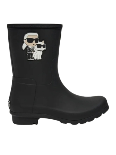 Kalosze damskie Karl Lagerfeld KL47073T czarny