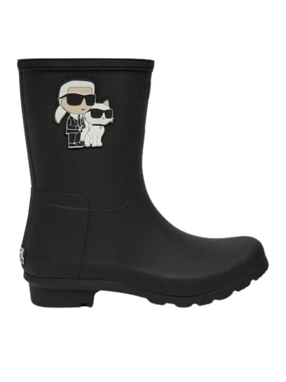 Kalosze damskie Karl Lagerfeld KL47073T czarny