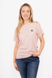 T-shirt damski Karl Lagerfeld 245W1712 brudny róż