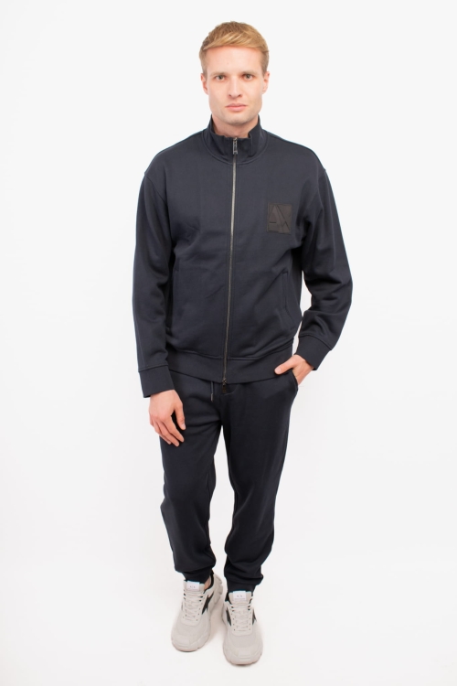 Bluza męska Armani Exchange 6DZMJJ ZJ4XZ granatowy