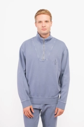 Bluza męska Armani Exchange 6DZMLK ZJNOZ niebieski