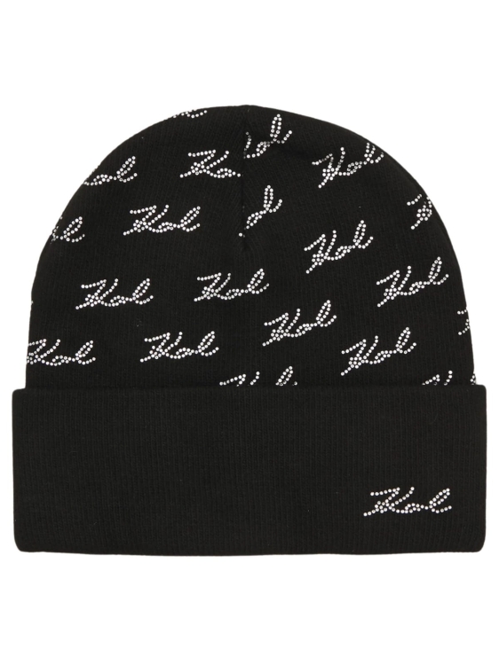 Czapka damska Karl Lagerfeld 246W3414 czarny