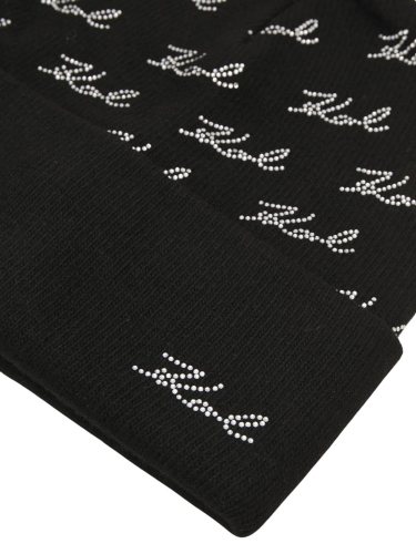 Czapka damska Karl Lagerfeld 246W3414 czarny