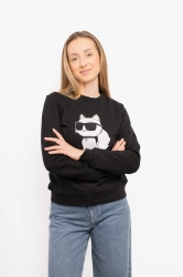 Bluza damska Karl Lagerfeld 230W1802 czarny
