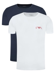 T-shirt męski Emporio Armani 111670 4f715 biały granatowy
