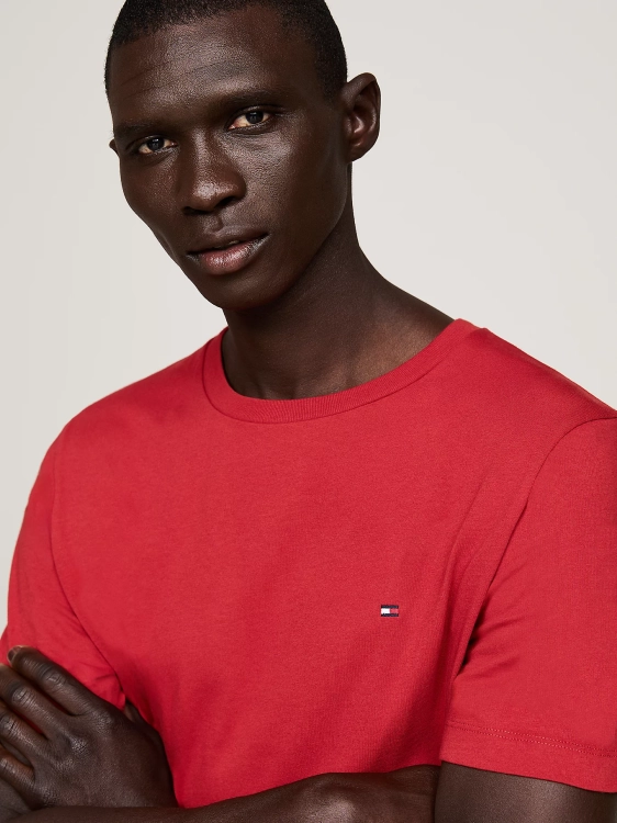 T-shirt męski Tommy Hilfiger MW0MW37267 czerwony