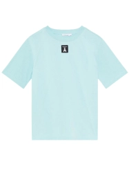 T-shirt damski Patrizia Pepe 8M1612 J089 turkusowy