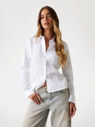 Koszula damska Guess W2YH41 WAF10 biały