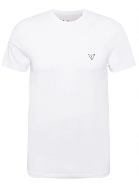 T-shirt męski Guess U97M00 KCD31 biały
