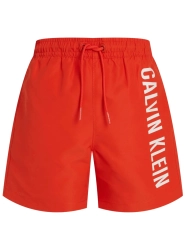 Spodenki kąpielowe męskie Calvin Klein KM0KM01092 pomarańczowy