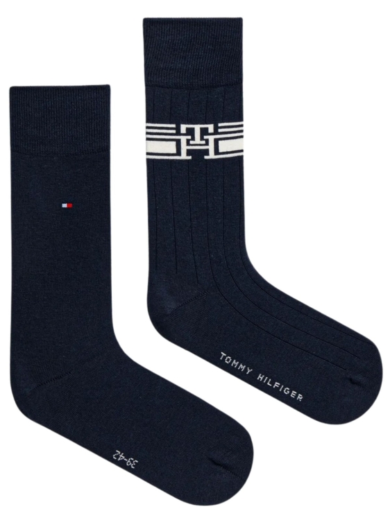 Skarpety męskie Tommy Hilfiger 701232598 001 granatowy