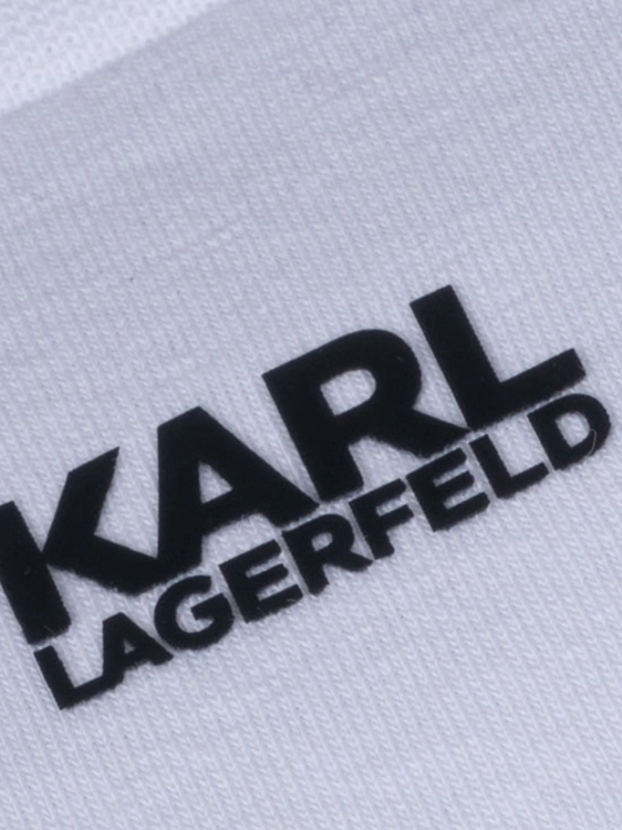 T-shirt męski Karl Lagerfeld 755058 552235 biały