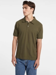 Polo męskie Guess Jeans M4BP29 KCJV1 oliwkowy