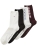 Skarpety damskie Tommy Hilfiger 701238219 001 bordowy biały 4 PACK