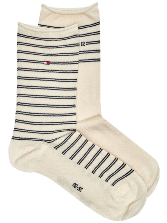 Skarpety damskie Tommy Hilfiger 701229853 kremowy