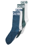 Skarpety męskie Calvin Klein 701238240 biały niebieski zielony 4-PACK