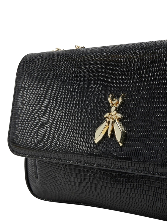 Torebka skórzana damska Patrizia Pepe 8B0228 L137 czarny