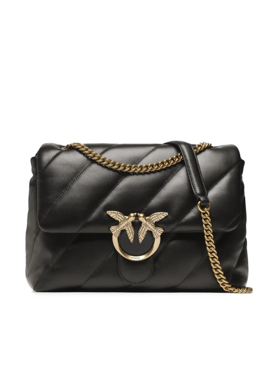 TOREBKA DAMSKA PINKO LOVE BIG PUFF CL PLTT 100037 A0F2 CZARNA