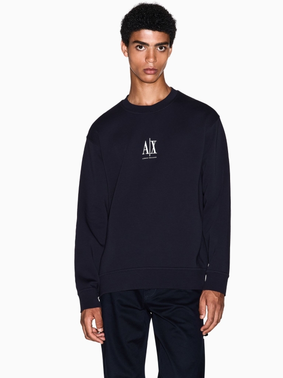 Bluza męska Armani Exchange XM000368 AF10818 GRANATOWY