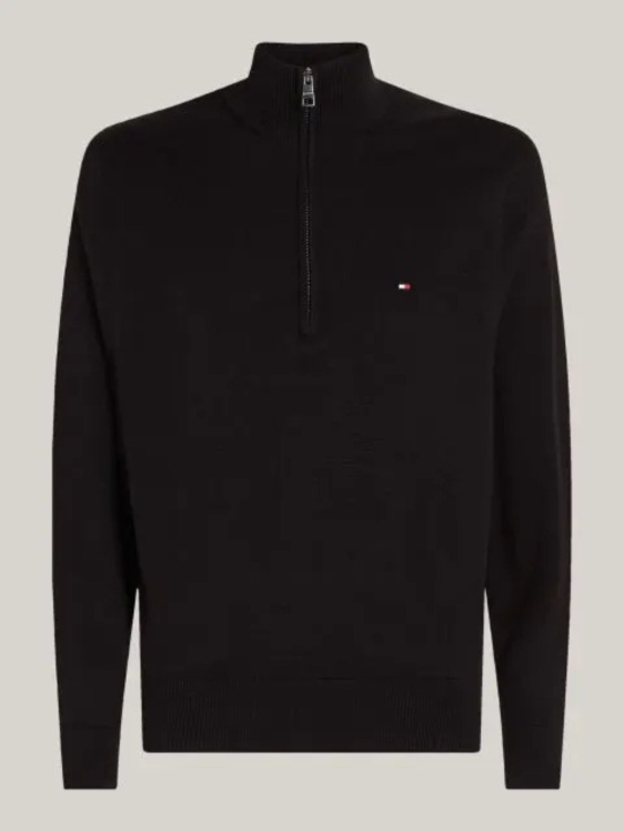 Sweter męski Tommy Hilfiger MW0MW37331 CZARNY