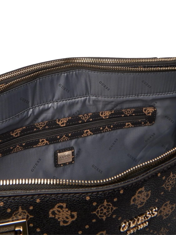 Torebka damska Guess TWLP95 36024 BRĄZOWY MONOGRAM