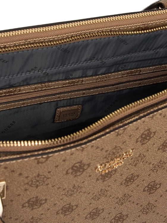 Torebka damska Guess HWLP95 36024 BEŻOWY MONOGRAM