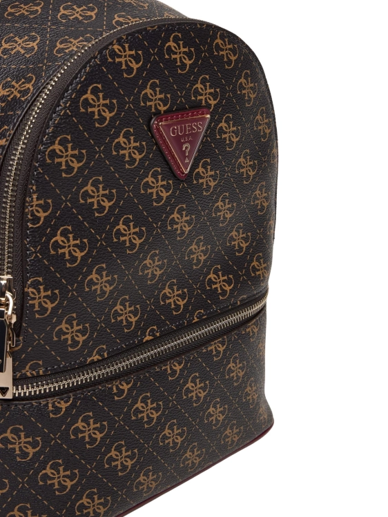 Plecak damski Guess TWLQ96 76032 BRĄZOWY MONOGRAM