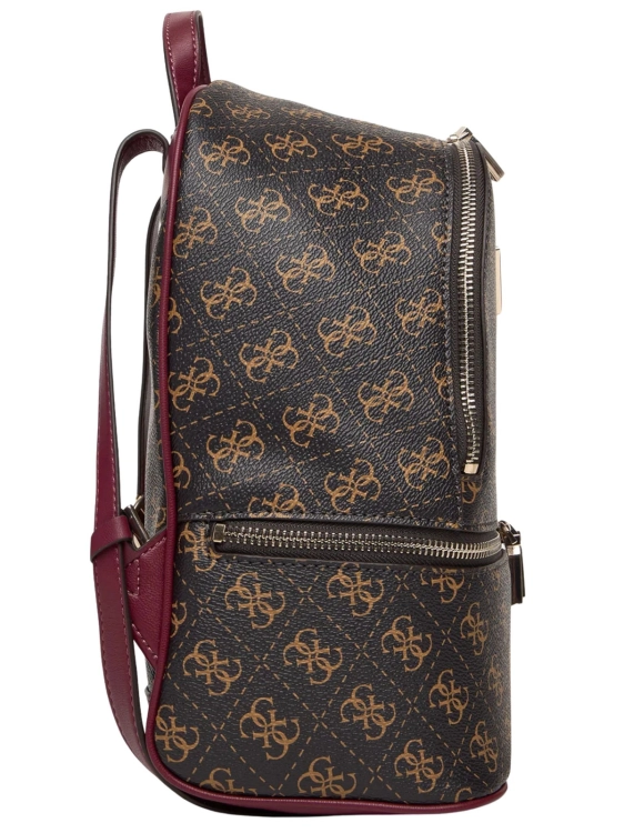 Plecak damski Guess TWLQ96 76032 BRĄZOWY MONOGRAM