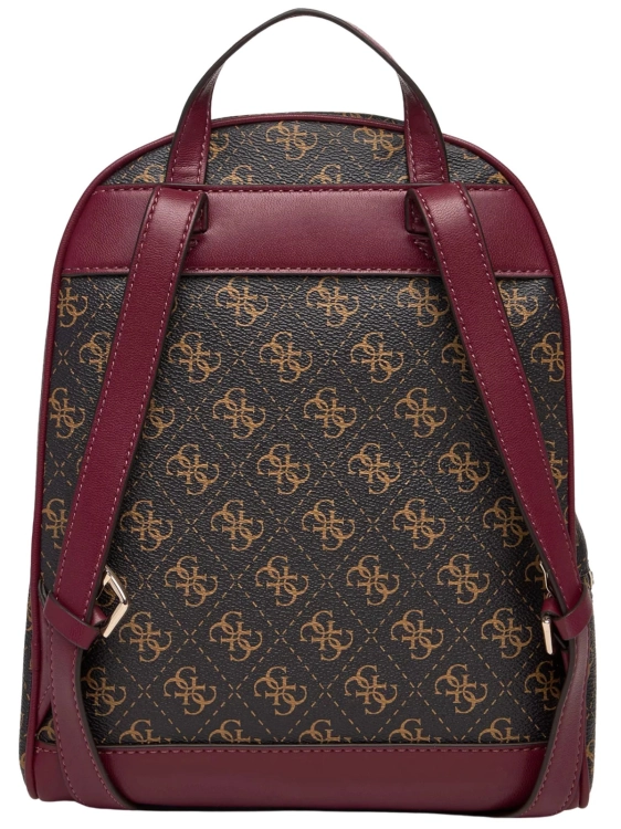 Plecak damski Guess TWLQ96 76032 BRĄZOWY MONOGRAM