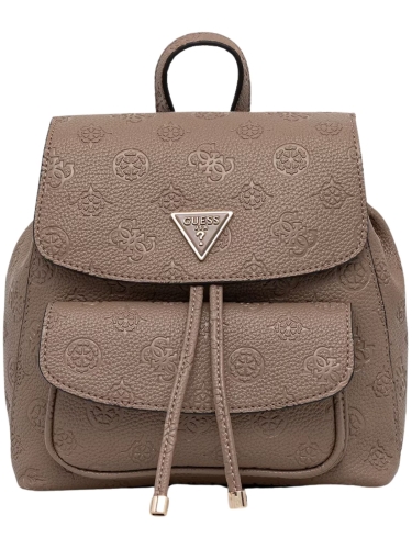 Plecak damski Guess HWPD98 88310 SZAROBEŻOWY MONOGRAM