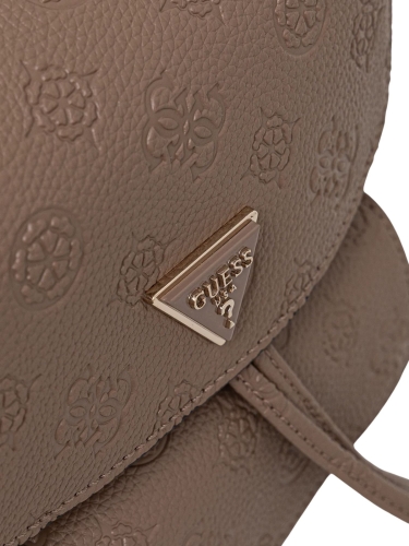 Plecak damski Guess HWPD98 88310 SZAROBEŻOWY MONOGRAM