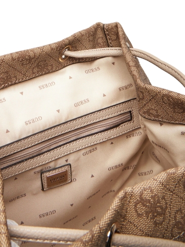 Plecak damski Guess HWSG71 18310 BEŻOWY LOGO