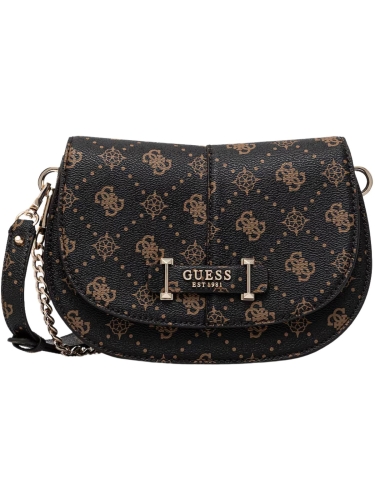 Torebka damska Guess HWGP98 98200 BRĄZOWY MONOGRAM