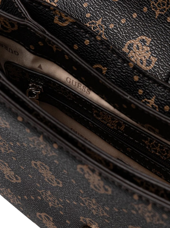 Torebka damska Guess HWGP98 98200 BRĄZOWY MONOGRAM