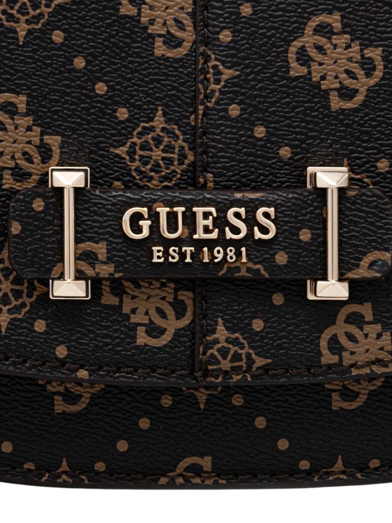 Torebka damska Guess HWGP98 98200 BRĄZOWY MONOGRAM