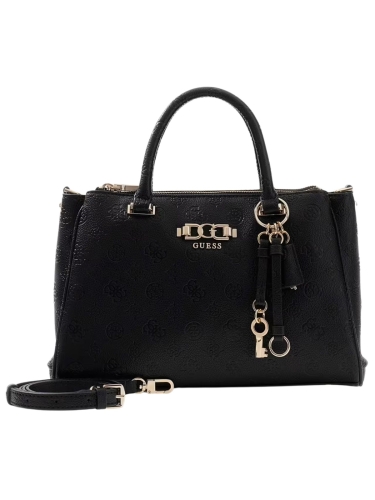 Torebka damska Guess HWPD99 16060 CZARNY MONOGRAM