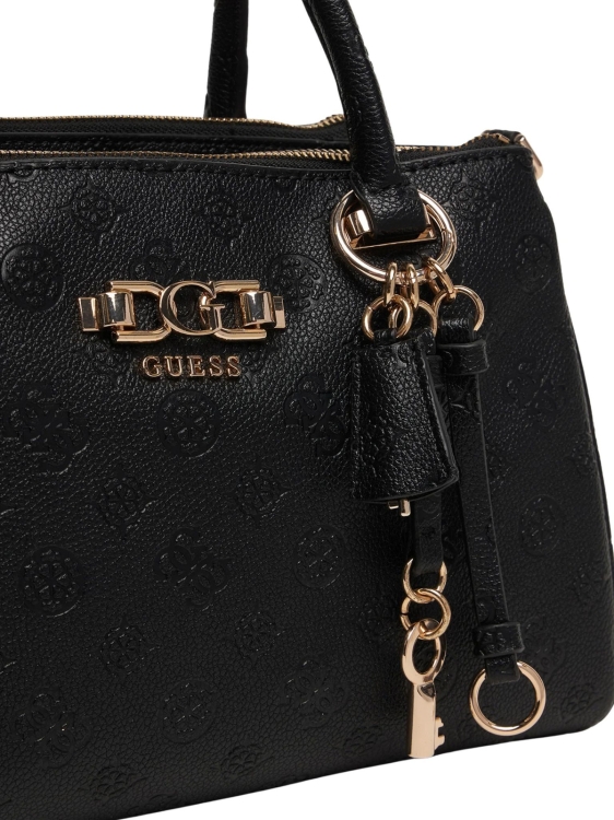 Torebka damska Guess HWPD99 16060 CZARNY MONOGRAM