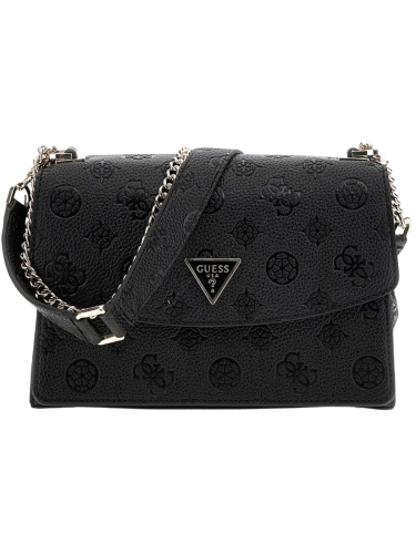 Torebka damska Guess HWPD98 88210 CZARNY MONOGRAM