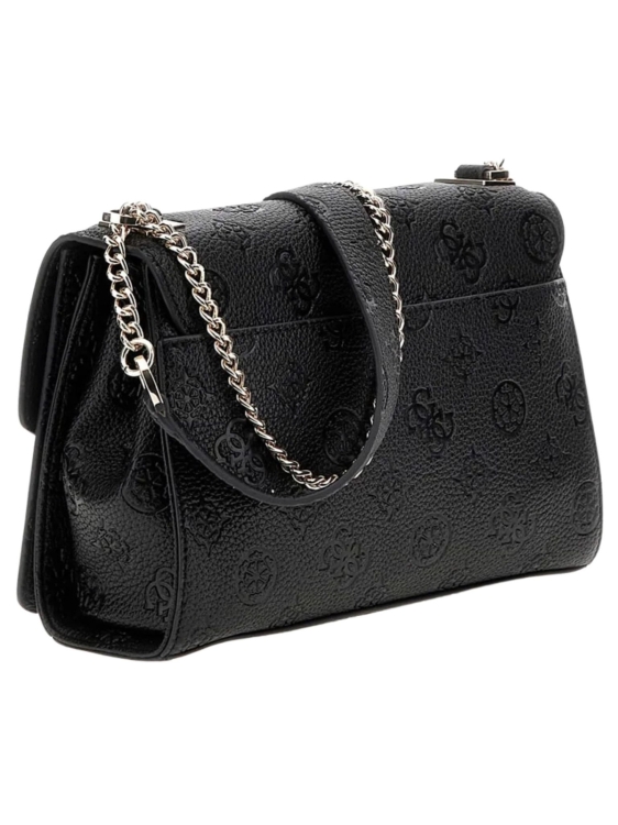 Torebka damska Guess HWPD98 88210 CZARNY MONOGRAM
