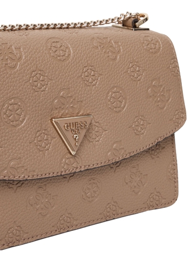 Torebka damska Guess HWPD98 88210 SZAROBEŻOWY MONOGRAM