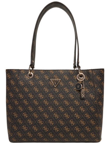 Torebka damska Guess HWQG96 72250 BRĄZOWY MONOGRAM