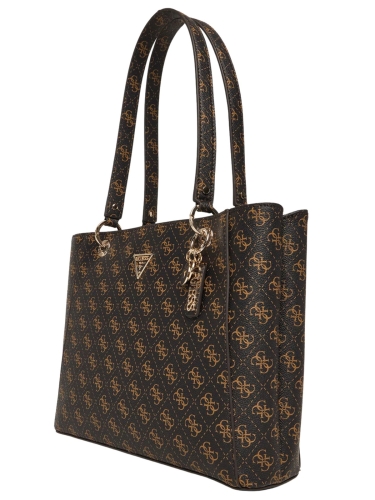 Torebka damska Guess HWQG96 72250 BRĄZOWY MONOGRAM