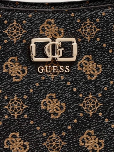 Torebka damska Guess HWGP99 28220 BRĄZOWY MONOGRAM