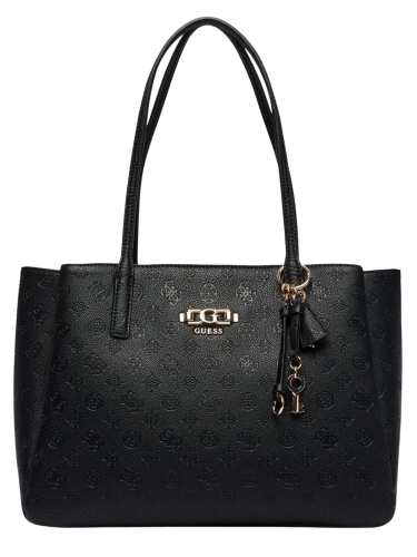 Torebka damska Guess HWPD99 16230 CZARNY MONOGRAM