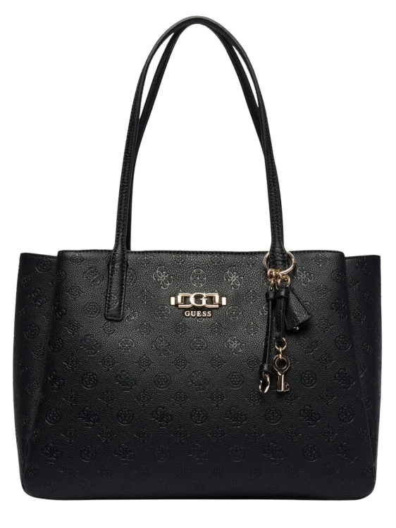 Torebka damska Guess HWPD99 16230 CZARNY MONOGRAM