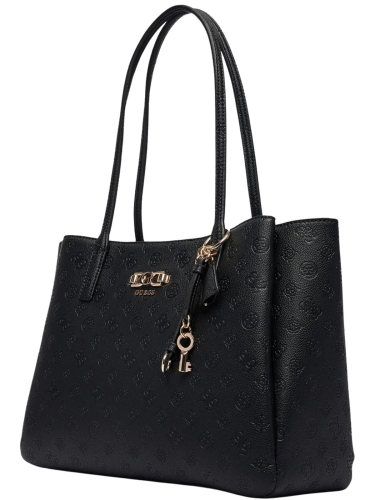 Torebka damska Guess HWPD99 16230 CZARNY MONOGRAM