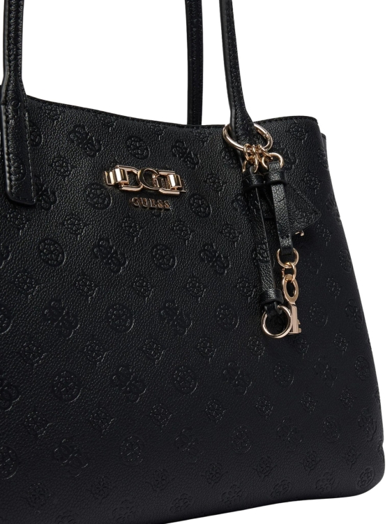 Torebka damska Guess HWPD99 16230 CZARNY MONOGRAM